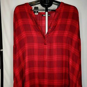 Red Plaid a.n.a Tunic